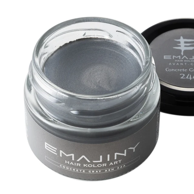 EMAJINY Concrete Gray Ash 24A Hair Color Wax — 36 g