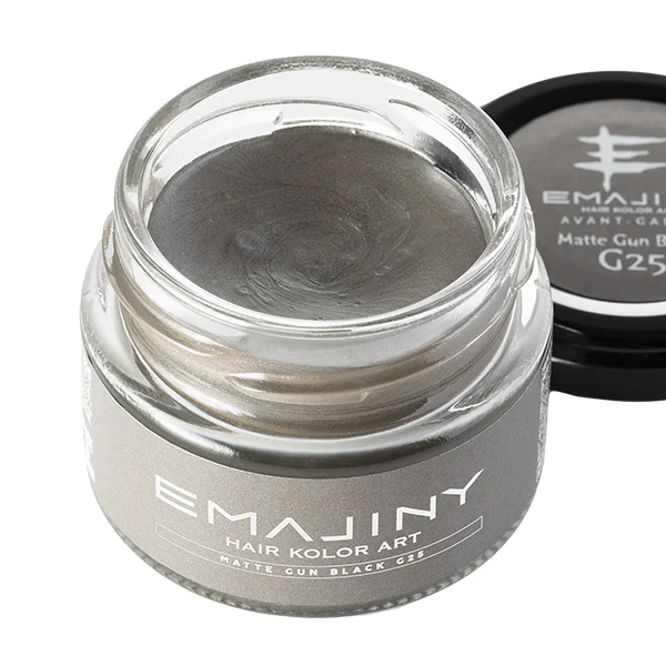 EMAJINY Matte Gun Black G25 Hair Color Wax — 36 g — Product photo 3
