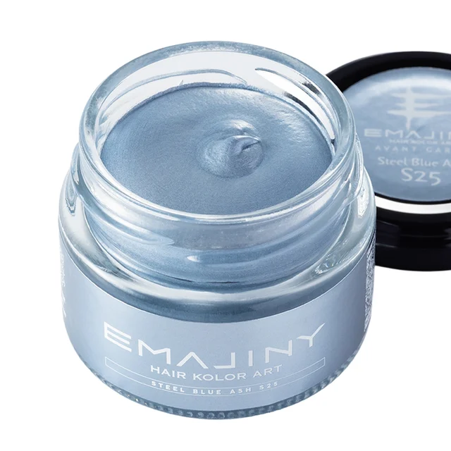 EMAJINY Steel Blue Ash S25 Hair Color Wax — 36 g