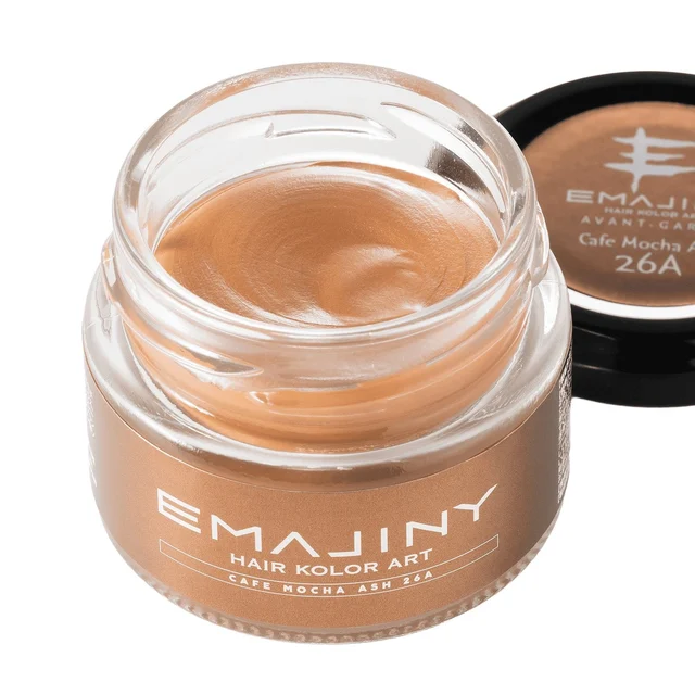 EMAJINY Cafe Mocha Ash 26A Hair Color Wax — 36 g
